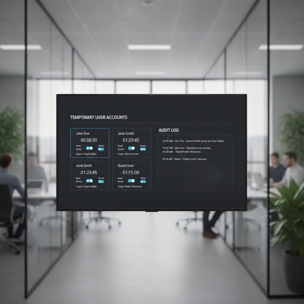 Cloudflare Temporary Accounts: Ephemeral Zero Trust access for contractors and AI teams