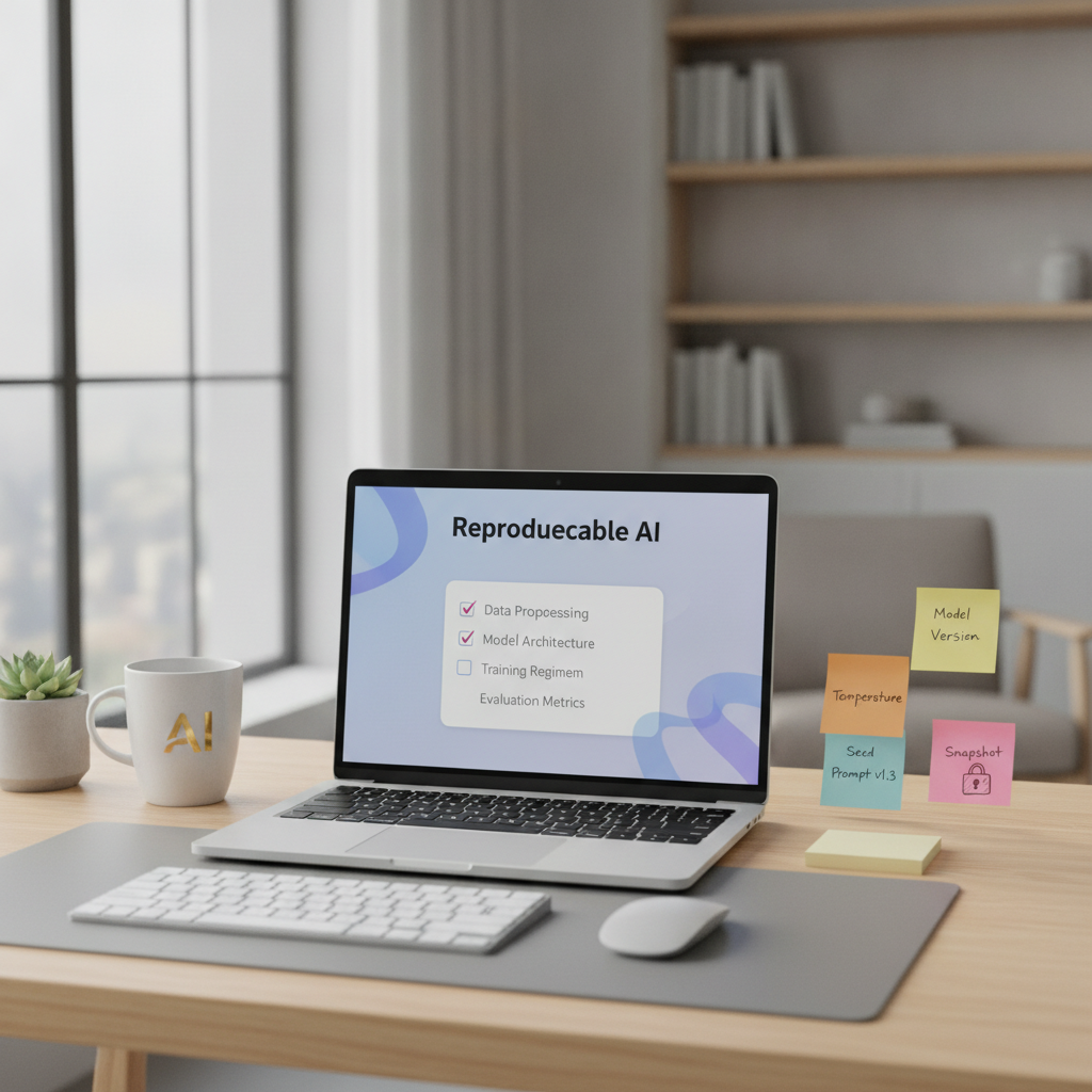 Make Claude Outputs Permanent: A Practical Checklist for Reproducible Prompts